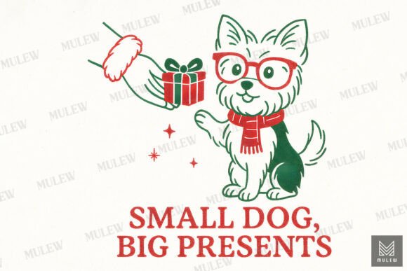 Fun Xmas Dog Graphics for Branding