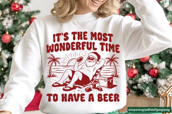 Funny Santa Beer Christmas SVG Review