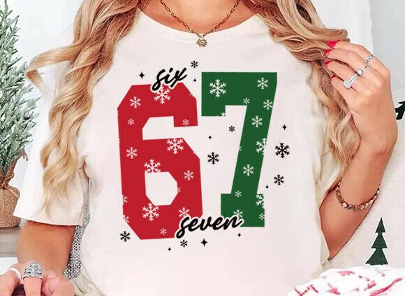 Funny Six Seven Meme Christmas Design Review