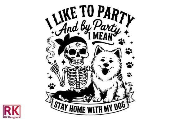 Funny Skeleton Dog Introvert Quotes SVG – A Versatile Graphic Asset