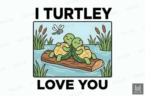 Funny Valentine s Day Turtle Couple Graphics