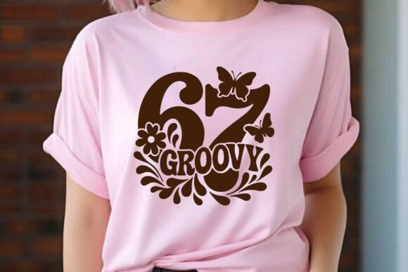 Groovy 67 Retro Funny T-shirt Clipart