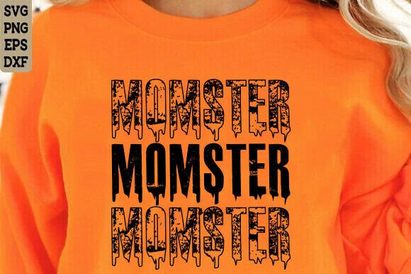 Momster Png Halloween Graphic for T-Shirt Designs