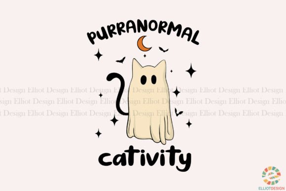 Purranormal Cativity Halloween Graphics for T-Shirt Designs