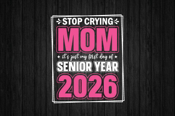 Stop Crying Mom SVG for T-Shirt Designs and Graphics