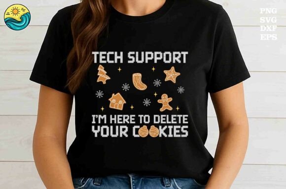Tech Support Cookies SVG for T-Shirt Designs and Graphics