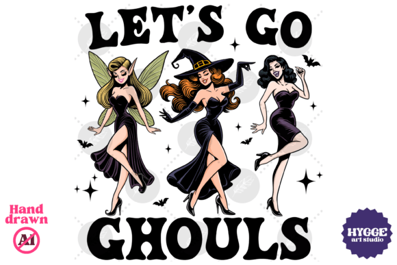 Vintage Halloween Witch Funny Ghouls PNG Review